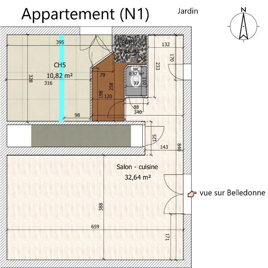 Appartement De Plain-Pied En Montagne Avec Vue Merveilleuse Sur Le Massif De Belledonne Saint Bernard du Touvet المظهر الخارجي الصورة